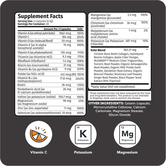 Vitamin Bounty - Tune Your Keto Multivitamin - Vitamins & Supplements