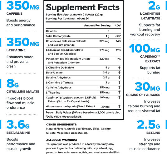 Legion Athletics - Pulse Burn Thermogenic Pre-Workout