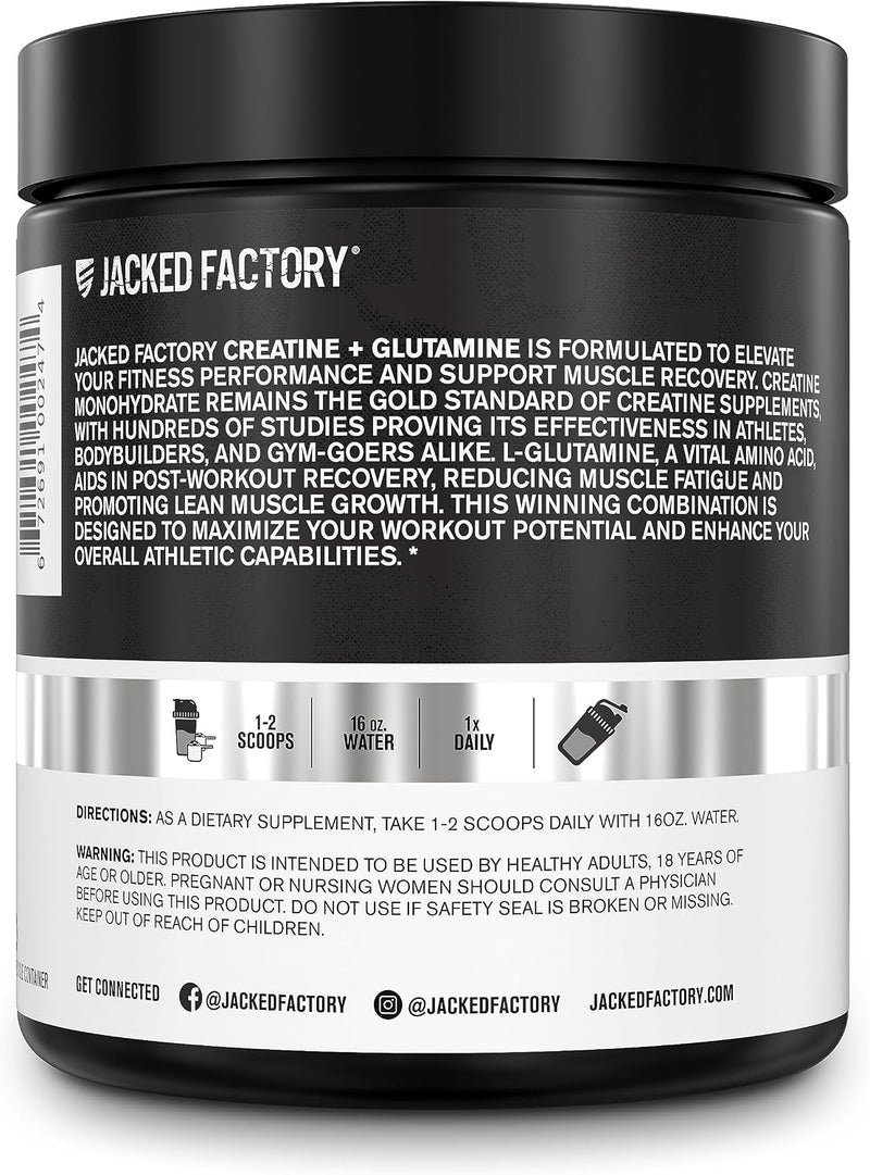 Load image into Gallery viewer, Jacked Factory - Creatine + Glutamine
