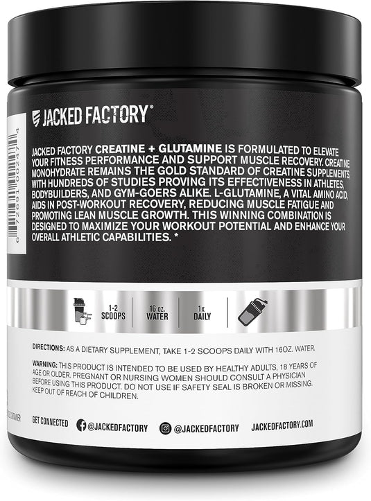 Jacked Factory - Creatine + Glutamine