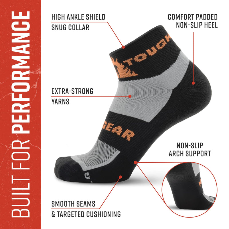 Load image into Gallery viewer, Mudgear - Tough Mudder by Mudgear Quarter (1/4) Crew Sock
