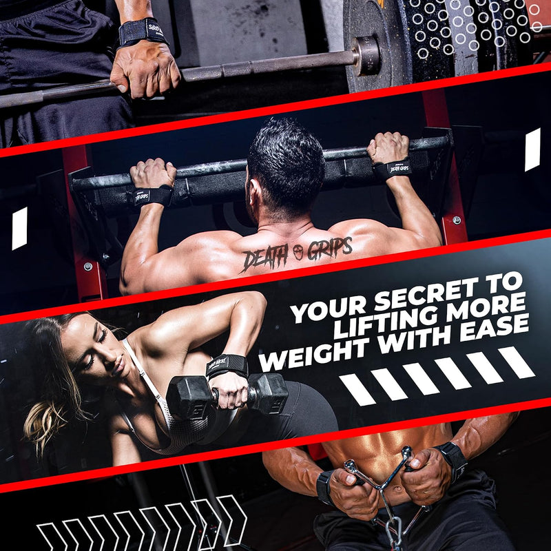 Load image into Gallery viewer, JerkFit - Death Grips Premium Heavy Lifting Straps
