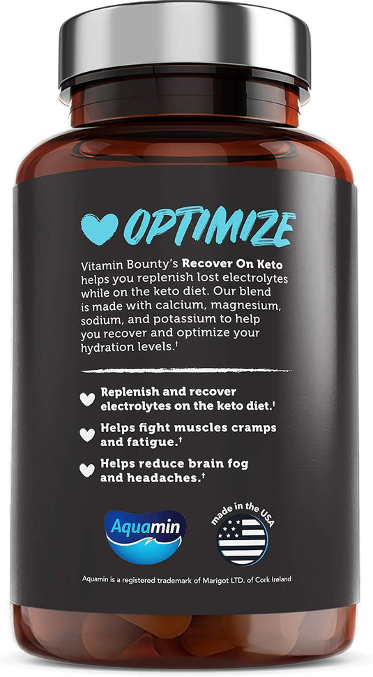 Vitamin Bounty - Recover On Keto Electrolyte Capsules