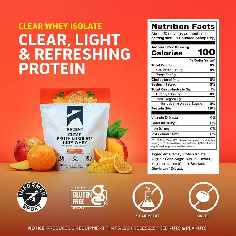 Load image into Gallery viewer, Ascent - Clear Whey Isolate - Protein Supplements
