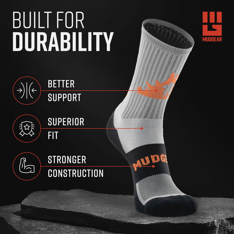 Load image into Gallery viewer, Mudgear - Tough Mudder by Mudgear Crew Height Sock
