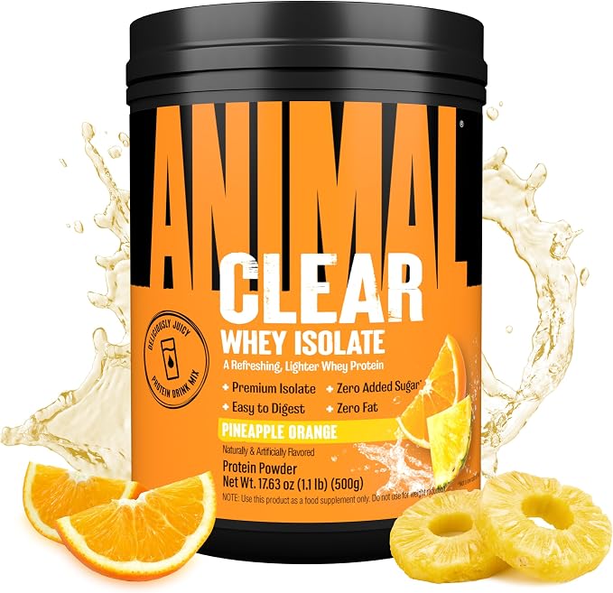 Load image into Gallery viewer, Animal Clear Whey Isolate - Pineapple Orange / 1.1lb

