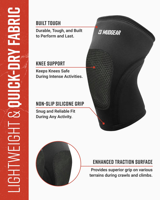 MudGear - Knee Pads (OCR Crawling Protection)