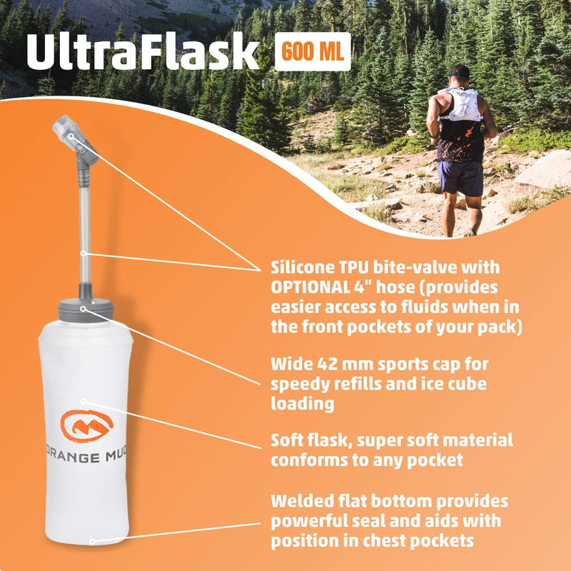 Load image into Gallery viewer, Orange Mud - UltraFlask 600ml Soft Flask (20 oz)
