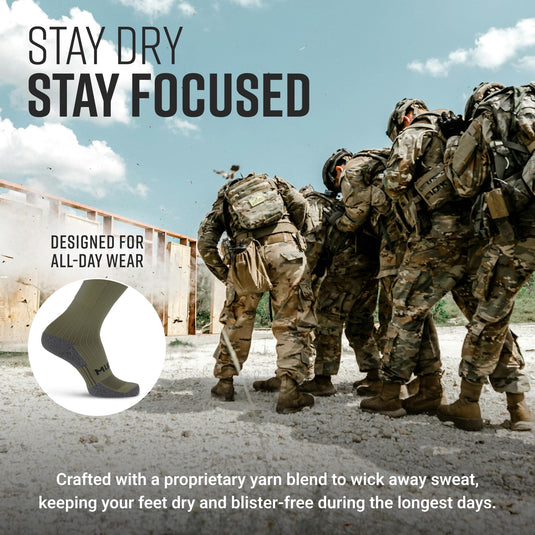 Mudgear - Tall Compression Socks Tactical Line (Olive Drab Green)