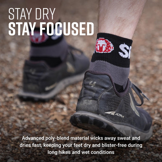 Mudgear - Spartan by MudGear Quarter (1/4) Crew Sock