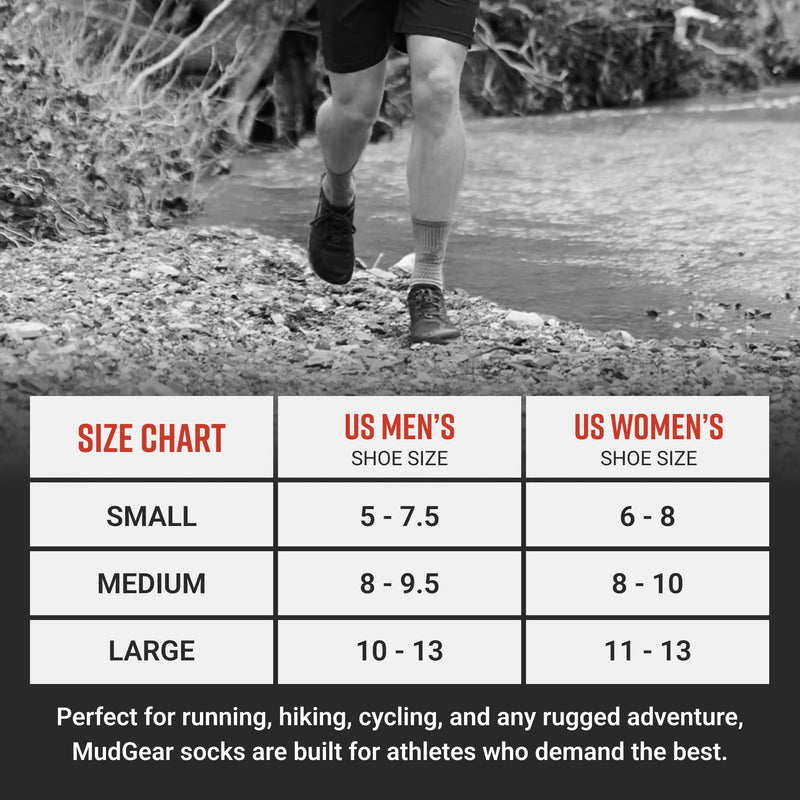 Load image into Gallery viewer, Mudgear - Tough Mudder by Mudgear Crew Height Sock
