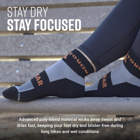 Tough Mudder by MudGear Quarter (1/4) Crew Sock