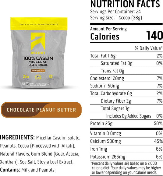 Ascent - Micellar Casein - Protein Supplements