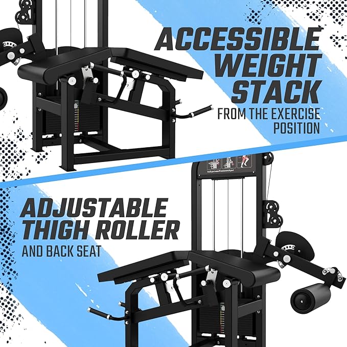 Load image into Gallery viewer, SFE - Commercial Leg Extension Prone Leg Curl Combo w/250lb weight stack (New)
