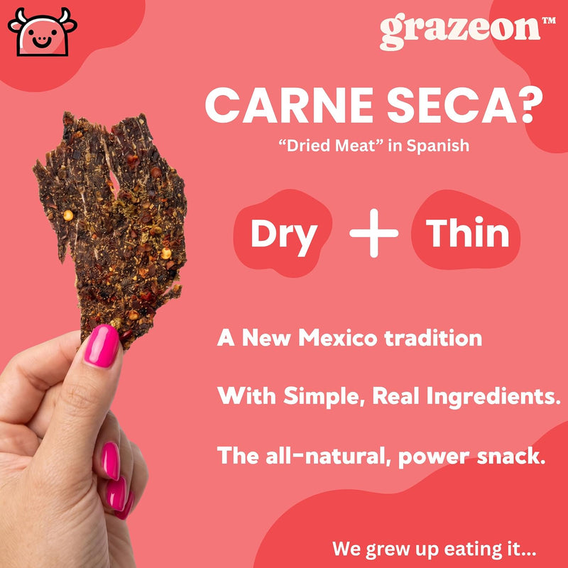 Load image into Gallery viewer, GrazeOn - Salt &amp; Pepper Beef Crisps (2 oz) - Protein Snack
