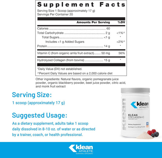 Klean Athlete - Klean Collagen+C