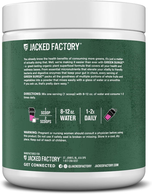 Jacked Factory - Green Surge - Greens