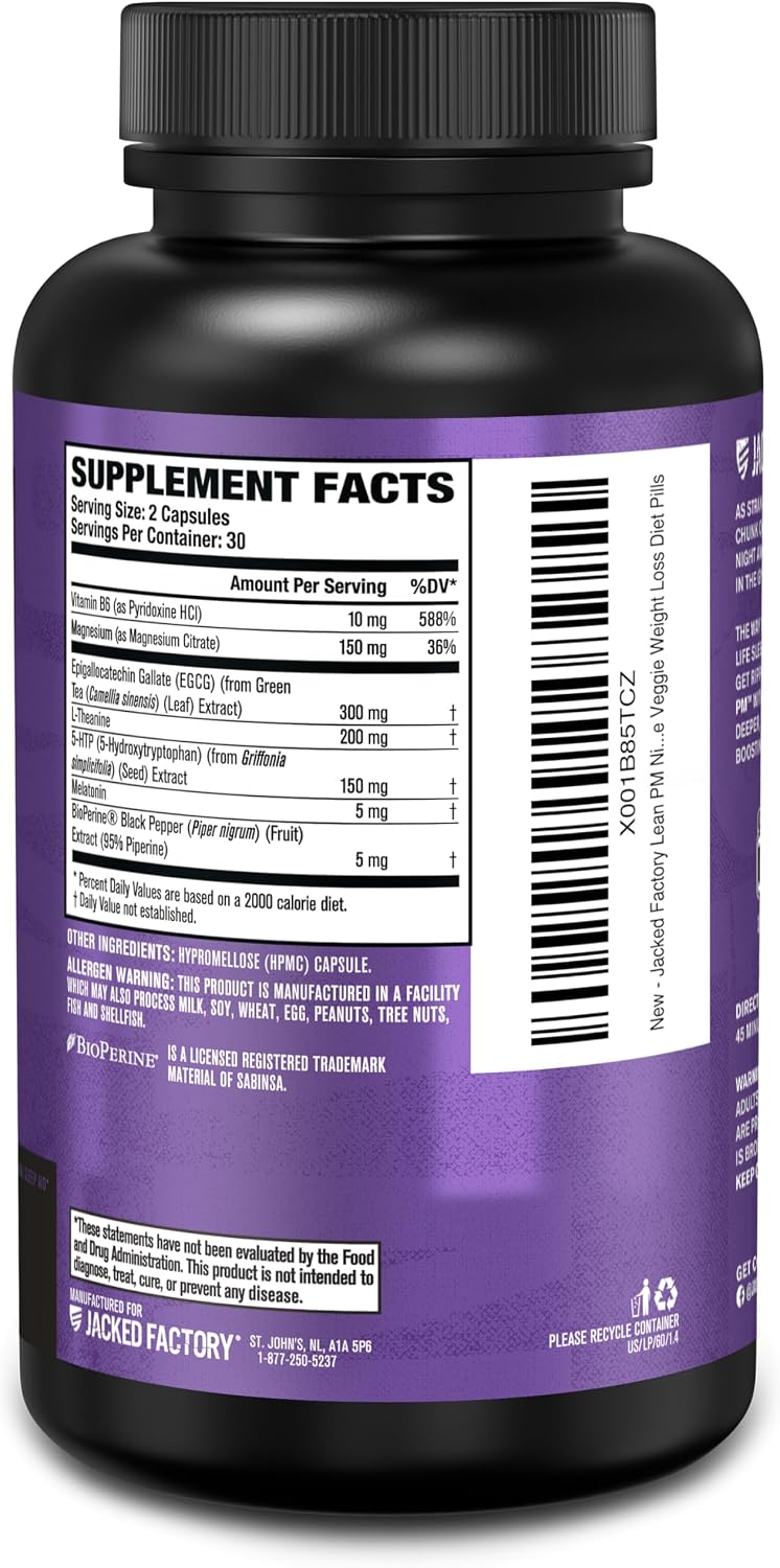 Load image into Gallery viewer, Jacked Factory - Lean PM with Melatonin - Fat Burner
