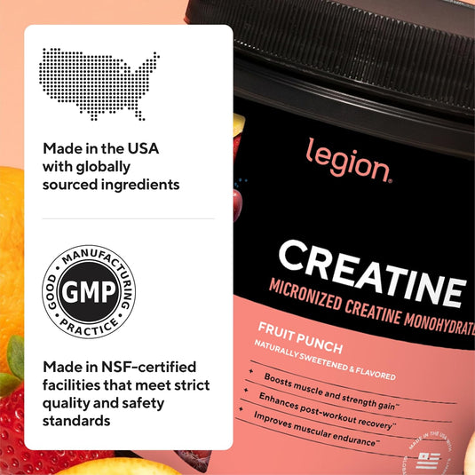 Legion Athletics - Micronized Creatine Monohydrate