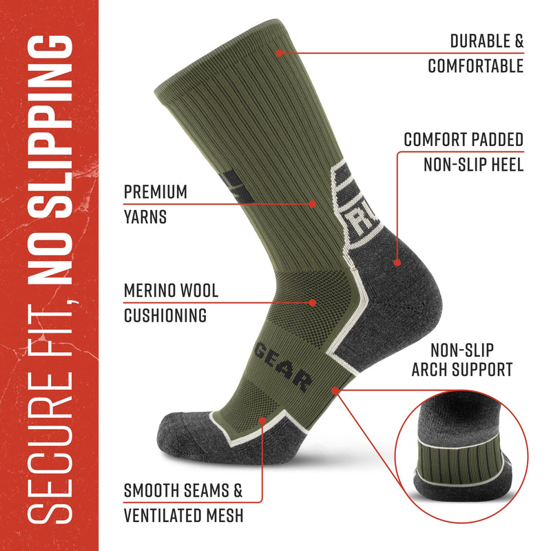 Load image into Gallery viewer, MudGear Ruck Sock (Army Green)
