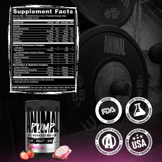 Animal Pump Non-Stim - Pre-Workout