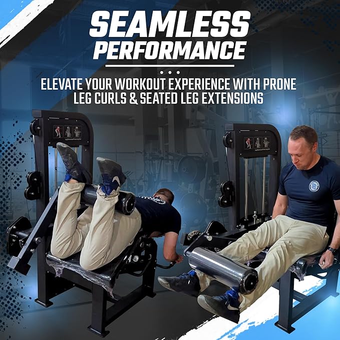 Load image into Gallery viewer, SFE - Commercial Leg Extension Prone Leg Curl Combo w/250lb weight stack (New)
