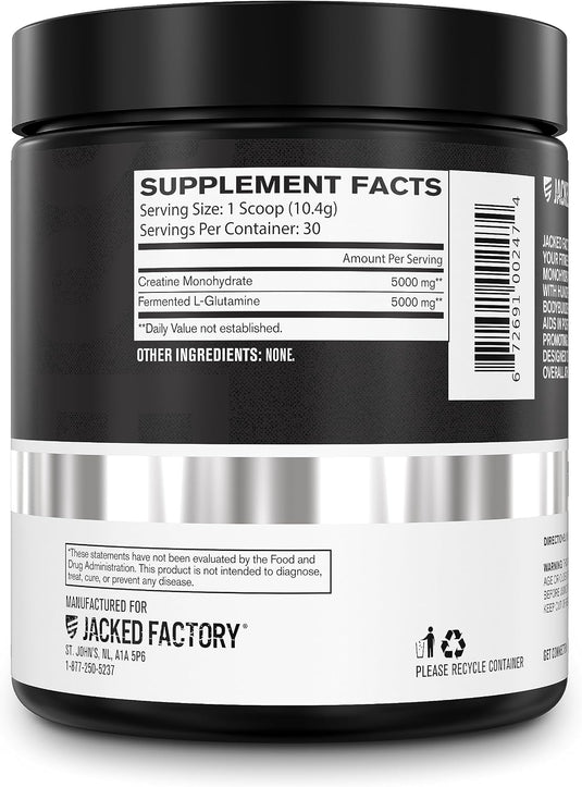 Jacked Factory - Creatine + Glutamine