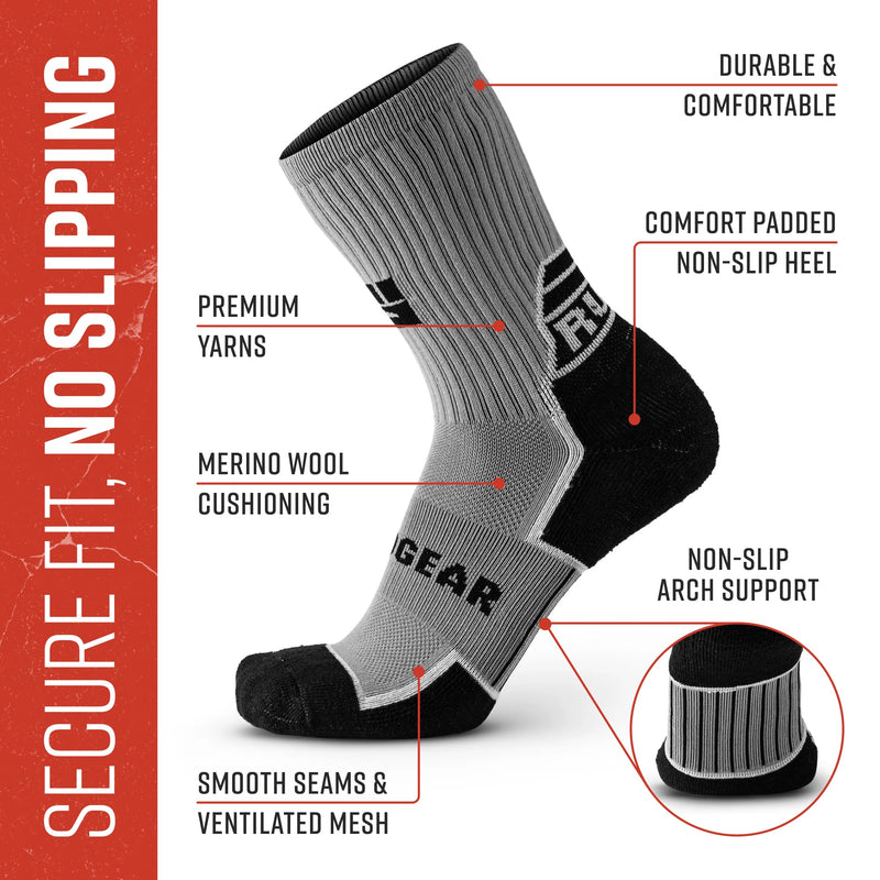Load image into Gallery viewer, MudGear - Ruck Sock (Gray/Black)
