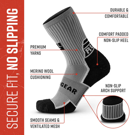 MudGear - Ruck Sock (Gray/Black)