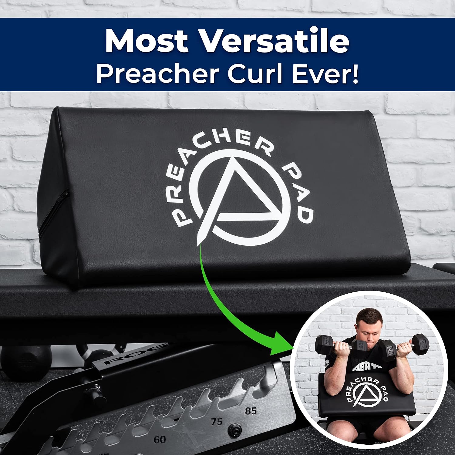 Preacher Pad Barbell Curl - Compact Home Gym | AbMat – Living.Fit
