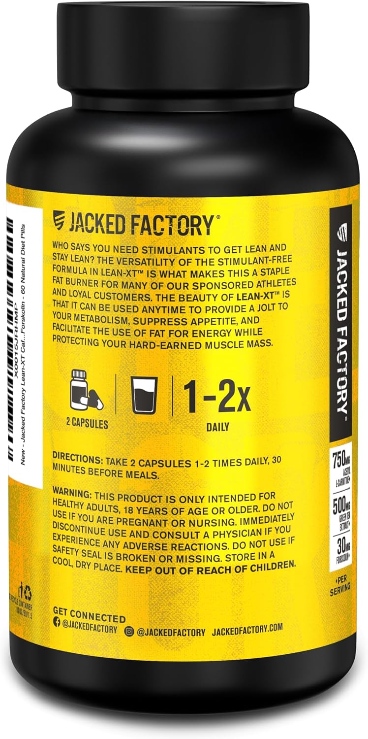 Load image into Gallery viewer, Jacked Factory - Lean-XT Non-Stim Fat Burner
