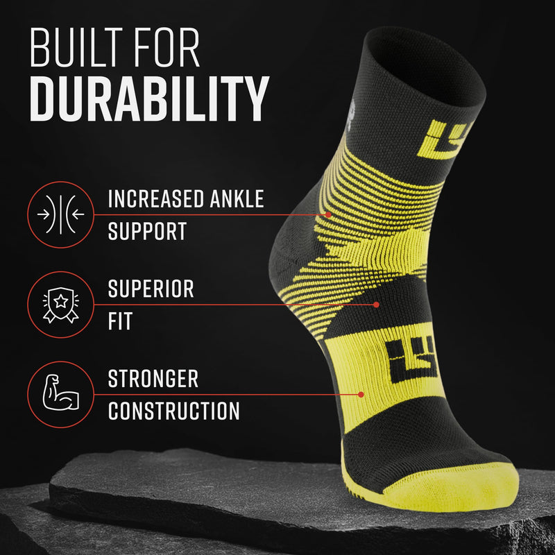 Load image into Gallery viewer, MudGear - Hybrid Training Sock (Yellow)
