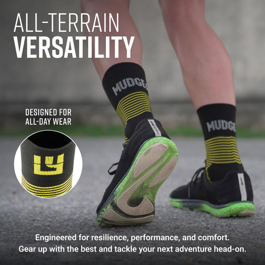 MudGear - Hybrid Training Sock (Yellow)