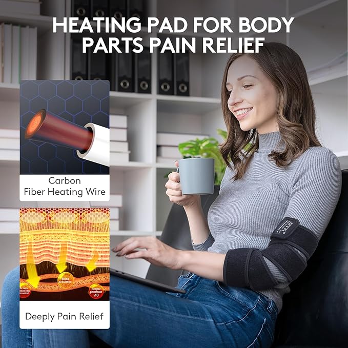 Load image into Gallery viewer, iReliev - Far Infrared Heating Pad Wrap with Far Jade
