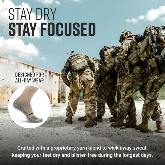 Mudgear - Tall compression socks tactical line (coyote tan)