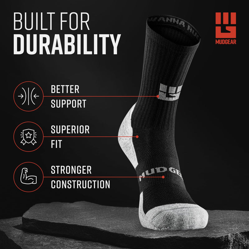 Load image into Gallery viewer, MudGear - Ruck Sock (Black/Gray)
