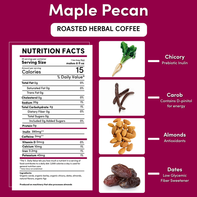 Load image into Gallery viewer, Teeccino - Maple Pecan Chicory Herbal Coffee
