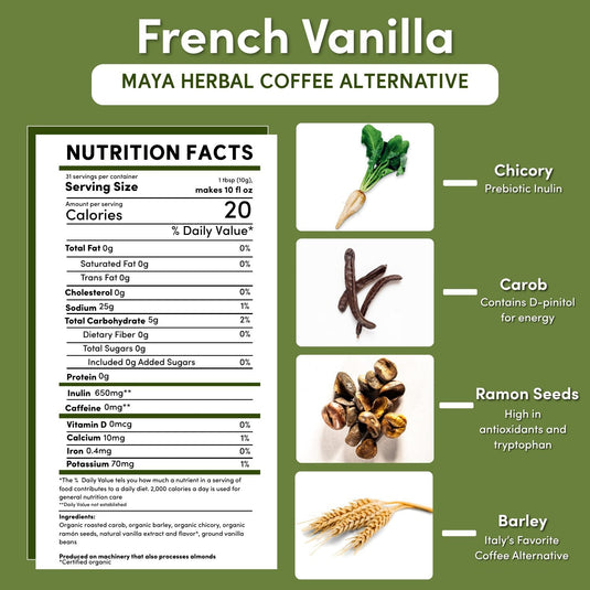 Teeccino - French Vanilla Chicory Herbal Coffee