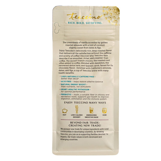 Teeccino - Dandelion Vanilla Nut Herbal Coffee
