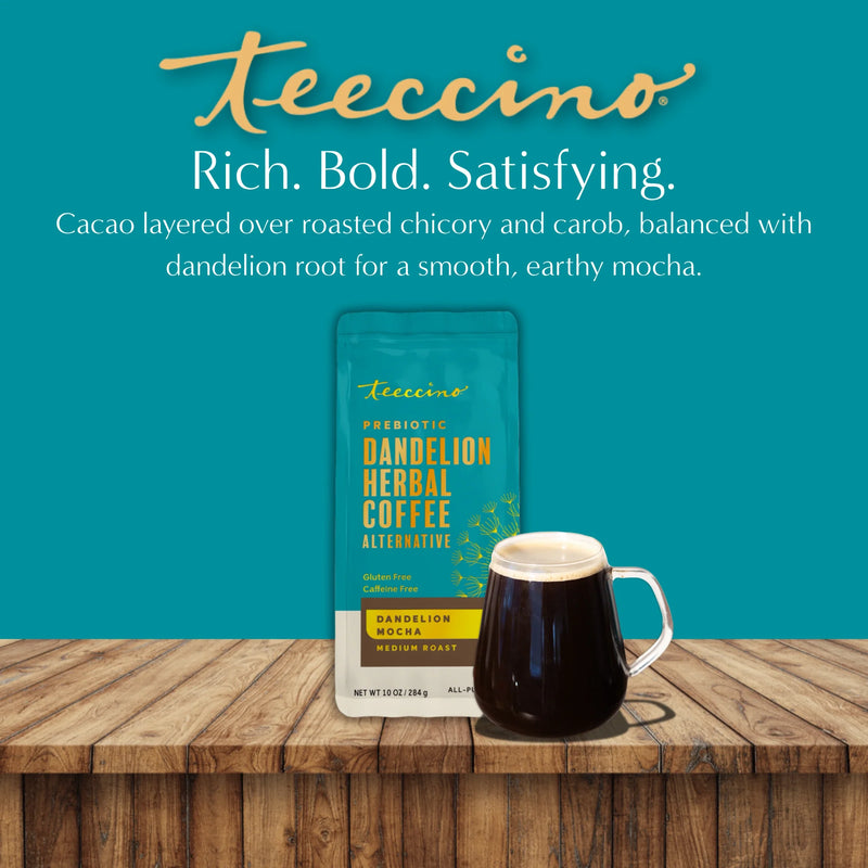 Load image into Gallery viewer, Teeccino - Dandelion Mocha Herbal Coffee
