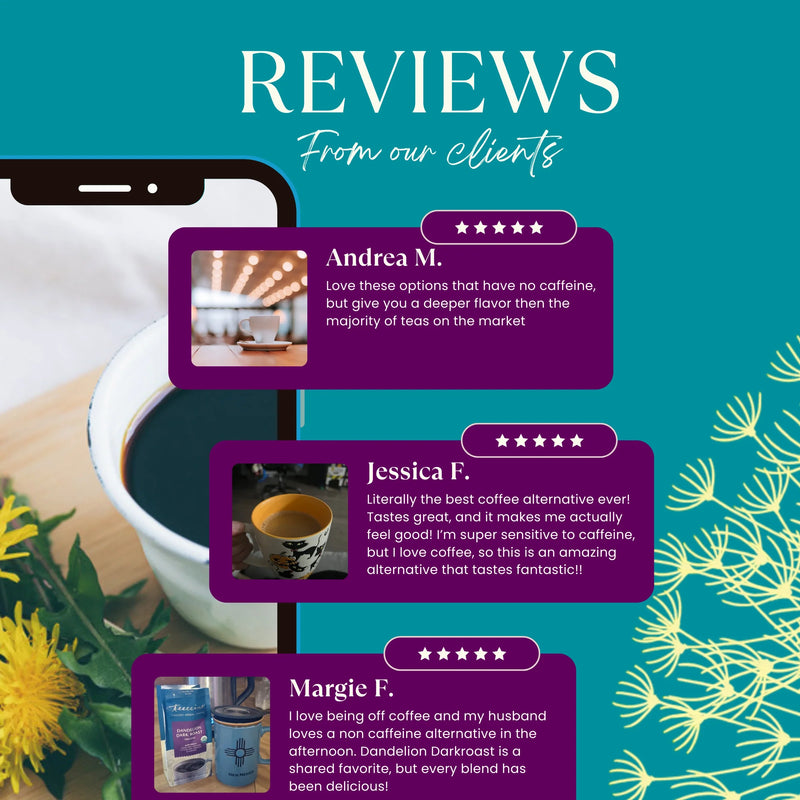 Load image into Gallery viewer, Teeccino - Dandelion Dark Roast Herbal Coffee

