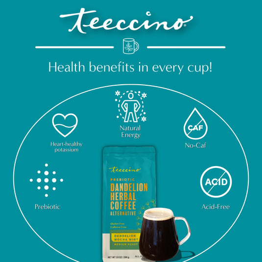 Teeccino - Dandelion Mocha Mint Herbal Coffee