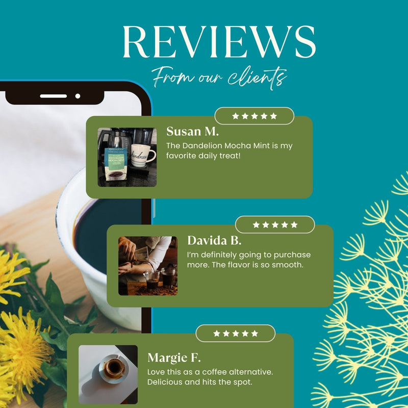 Load image into Gallery viewer, Teeccino - Dandelion Mocha Mint Herbal Coffee

