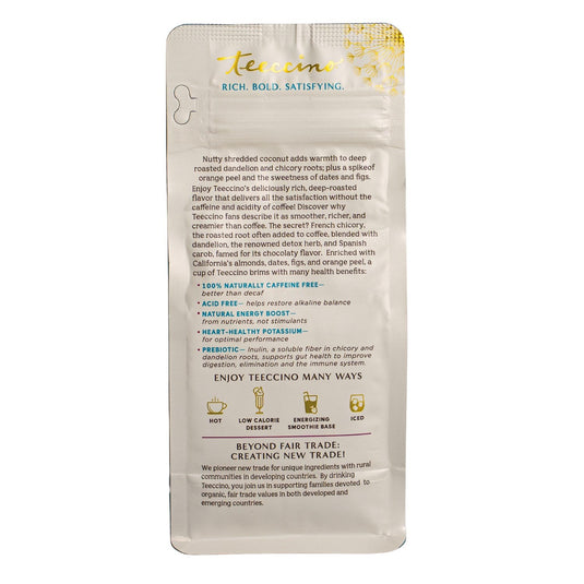 Teeccino - Dandelion Coconut Herbal Coffee