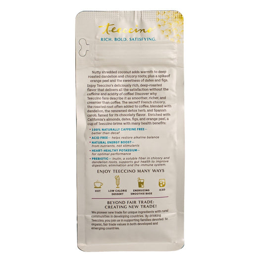 Teeccino - Dandelion Coconut Herbal Coffee