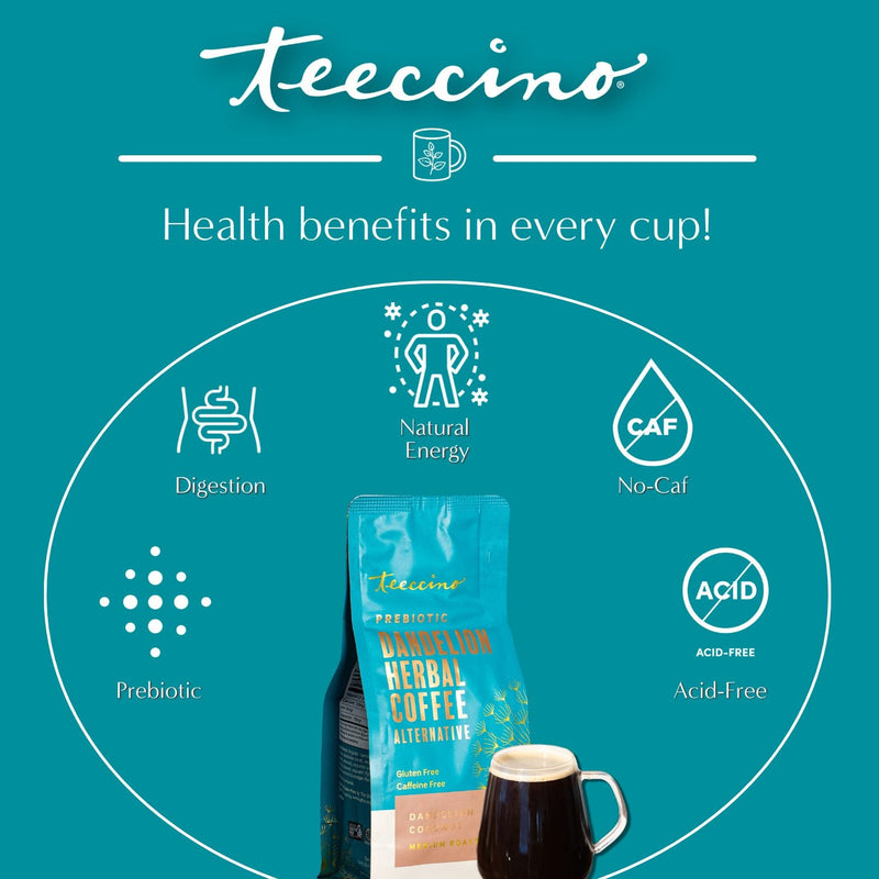 Load image into Gallery viewer, Teeccino - Dandelion Coconut Herbal Coffee
