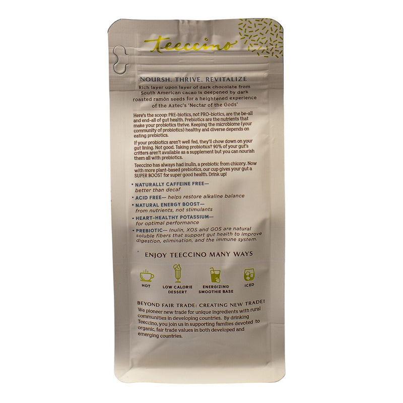 Load image into Gallery viewer, Teeccino - Dark Chocolate Prebiotic SuperBoost Herbal Coffee

