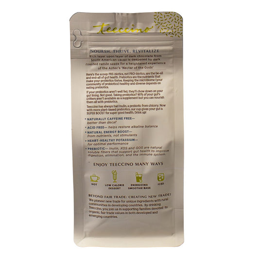 Teeccino - Dark Chocolate Prebiotic SuperBoost Herbal Coffee