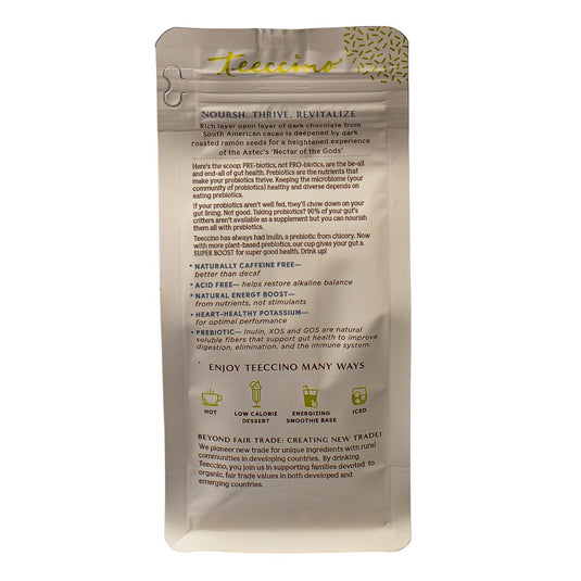 Teeccino - Dark Chocolate Prebiotic SuperBoost Herbal Coffee
