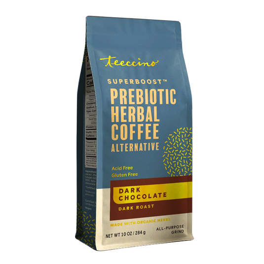 Teeccino - Dark Chocolate Prebiotic SuperBoost Herbal Coffee